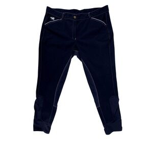 Pantalon d'équitation Fun Pushup bleu canard Pénélope | OHLALA